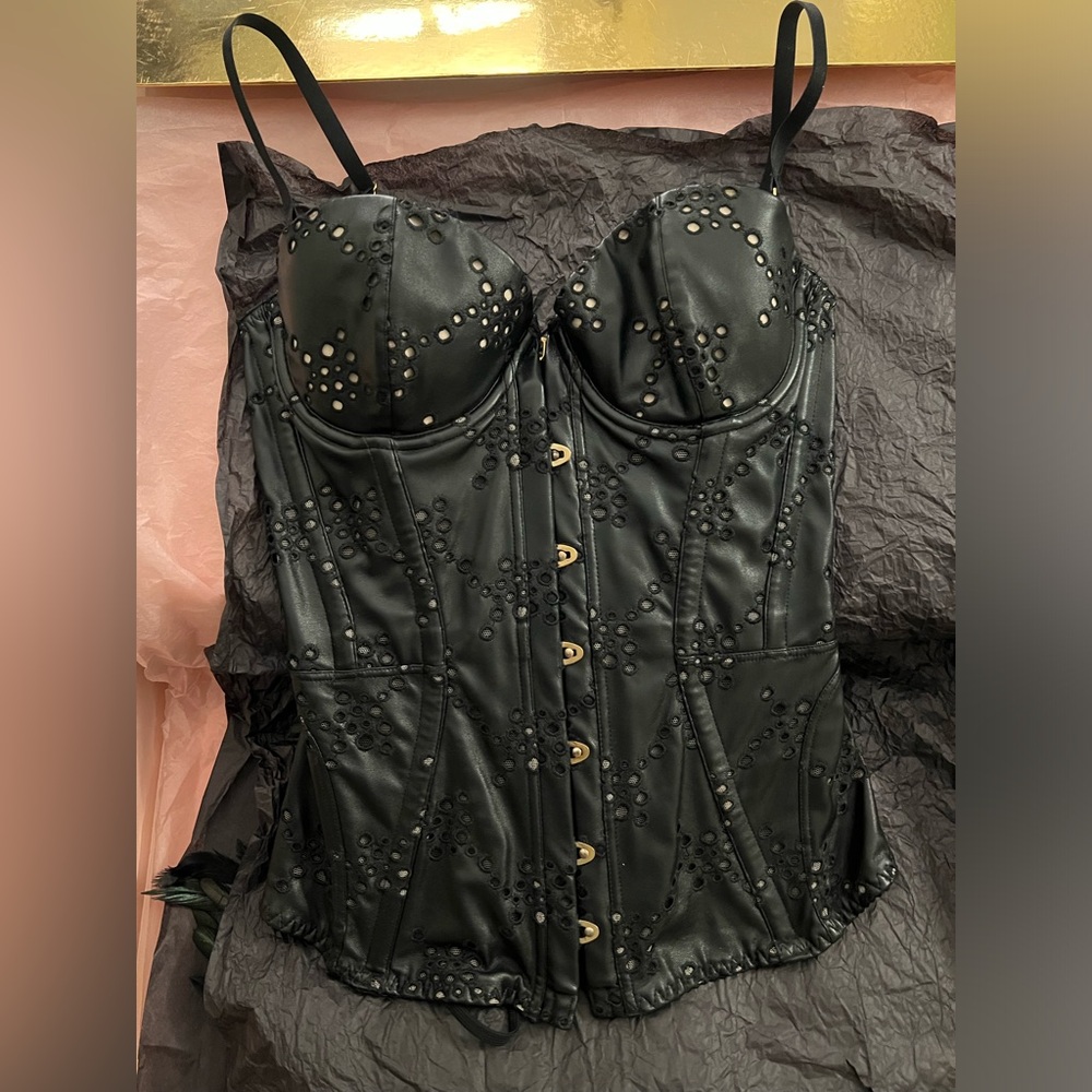 💯Auth BNIB Agent Provocateur Soiree Daniellah Leather Corset!